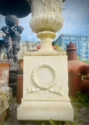 Urn on Plinth