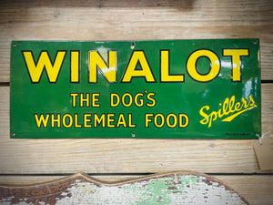 Spillers Winalot Enamel Sign