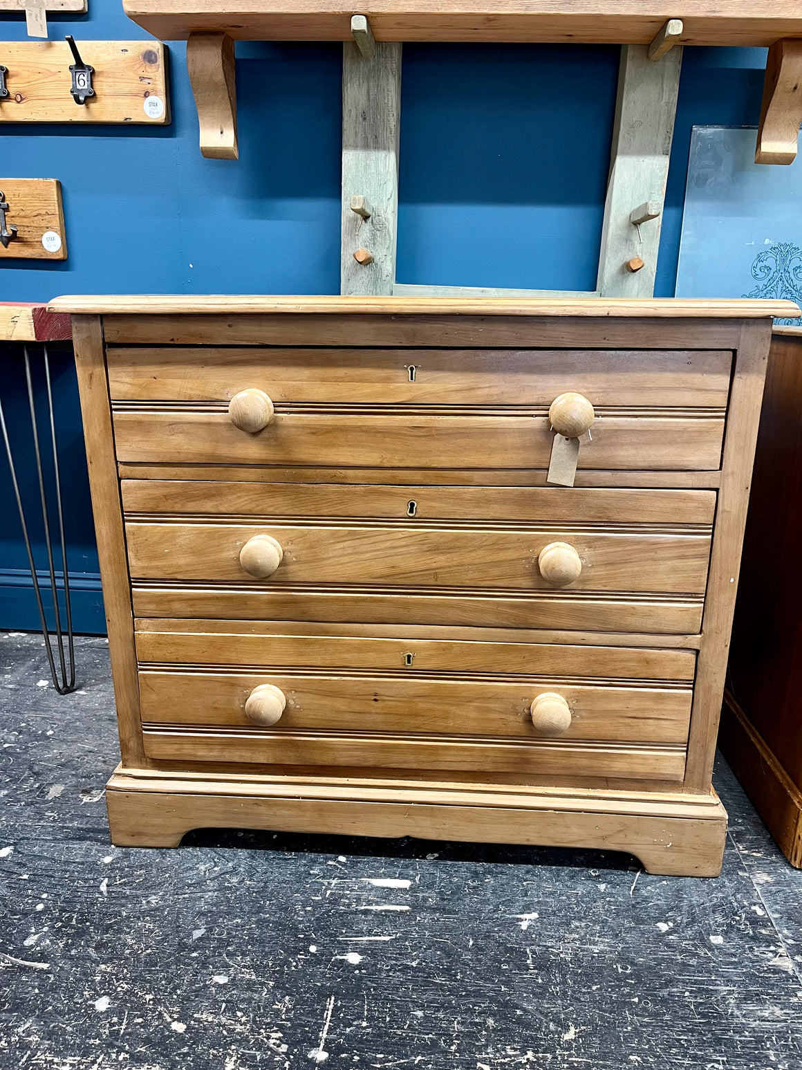 Victorian pine drawers