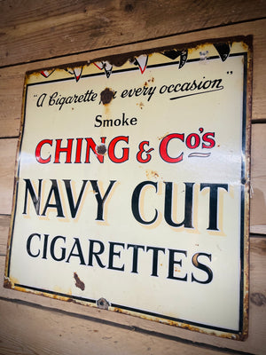 Ching and Co’s Enamel Sign