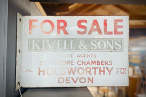 Kivell & Sons Enamel Sign