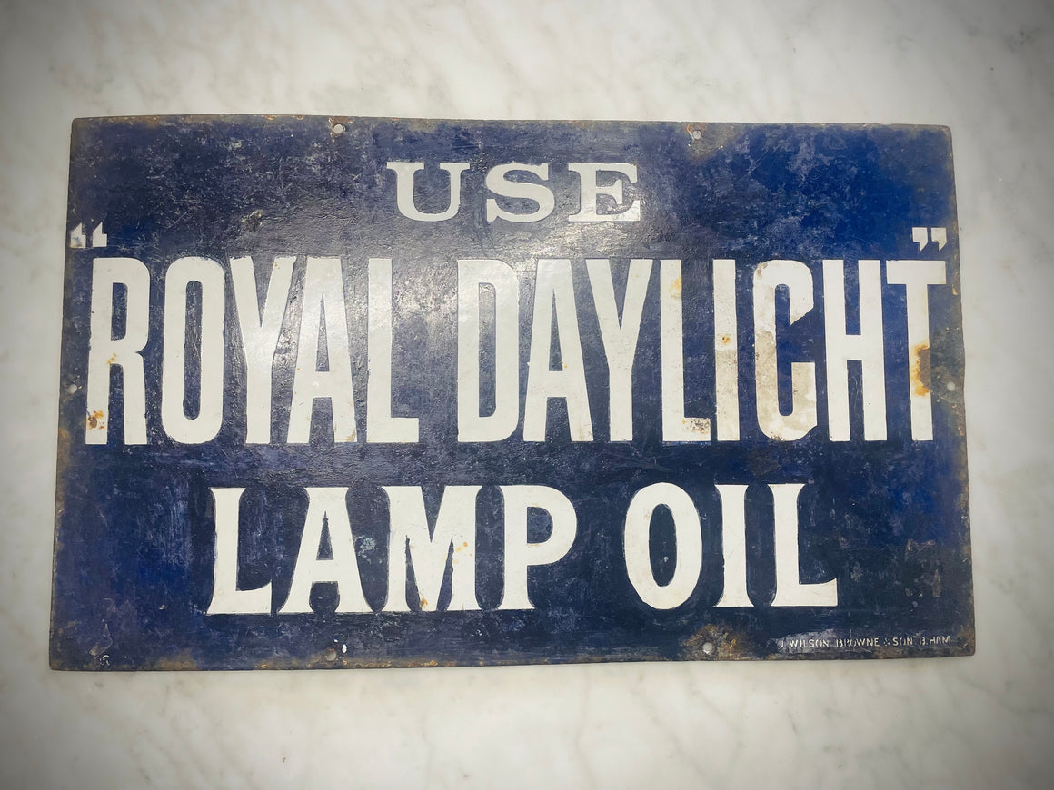 Royal Daylight Enamel Sign