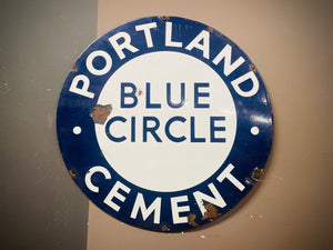 Portland Cement Enamel Sign
