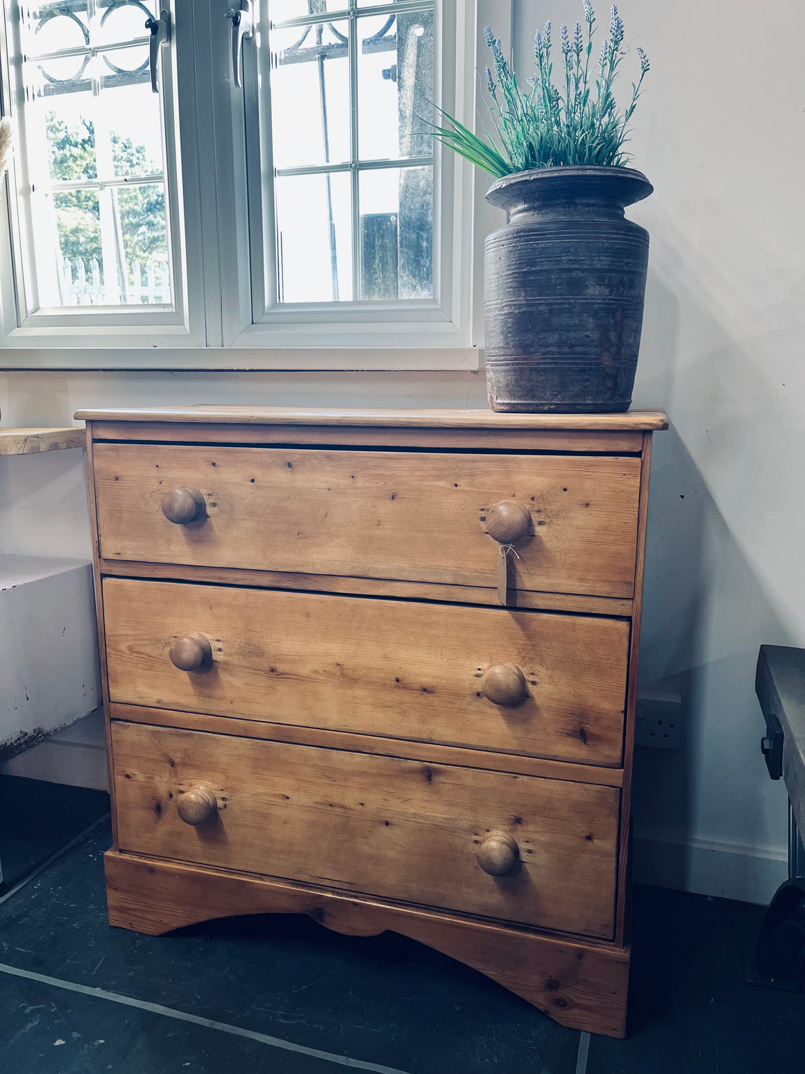 Victorian pine drawers