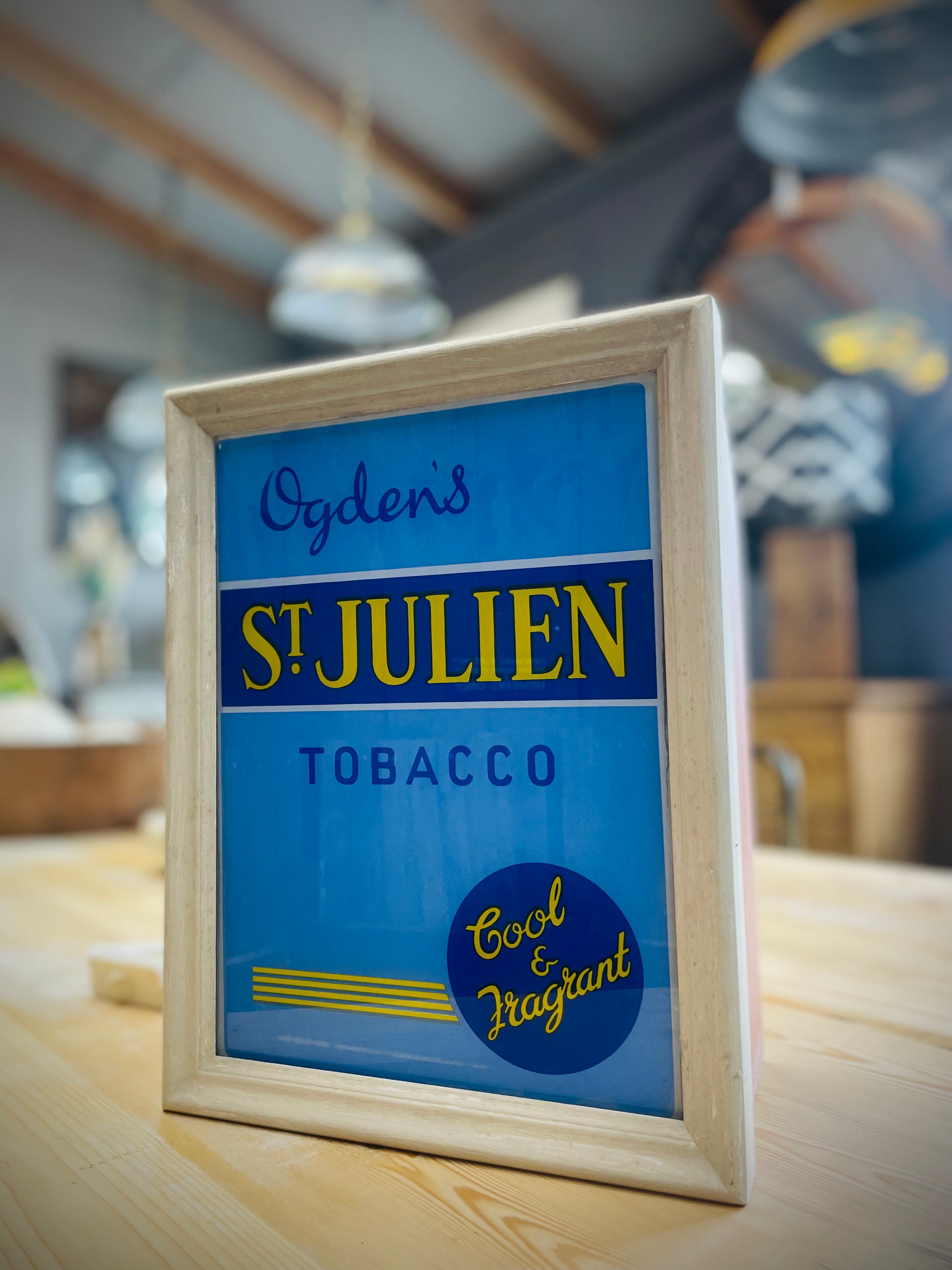 ogdens st julien tobacco tin Vintage Ogden's St Julien Tobacco Light Box ogdens st julien tobacco tin Vintage Ogden's St Julien Tobacco Light Box