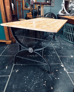 Industrial dining table