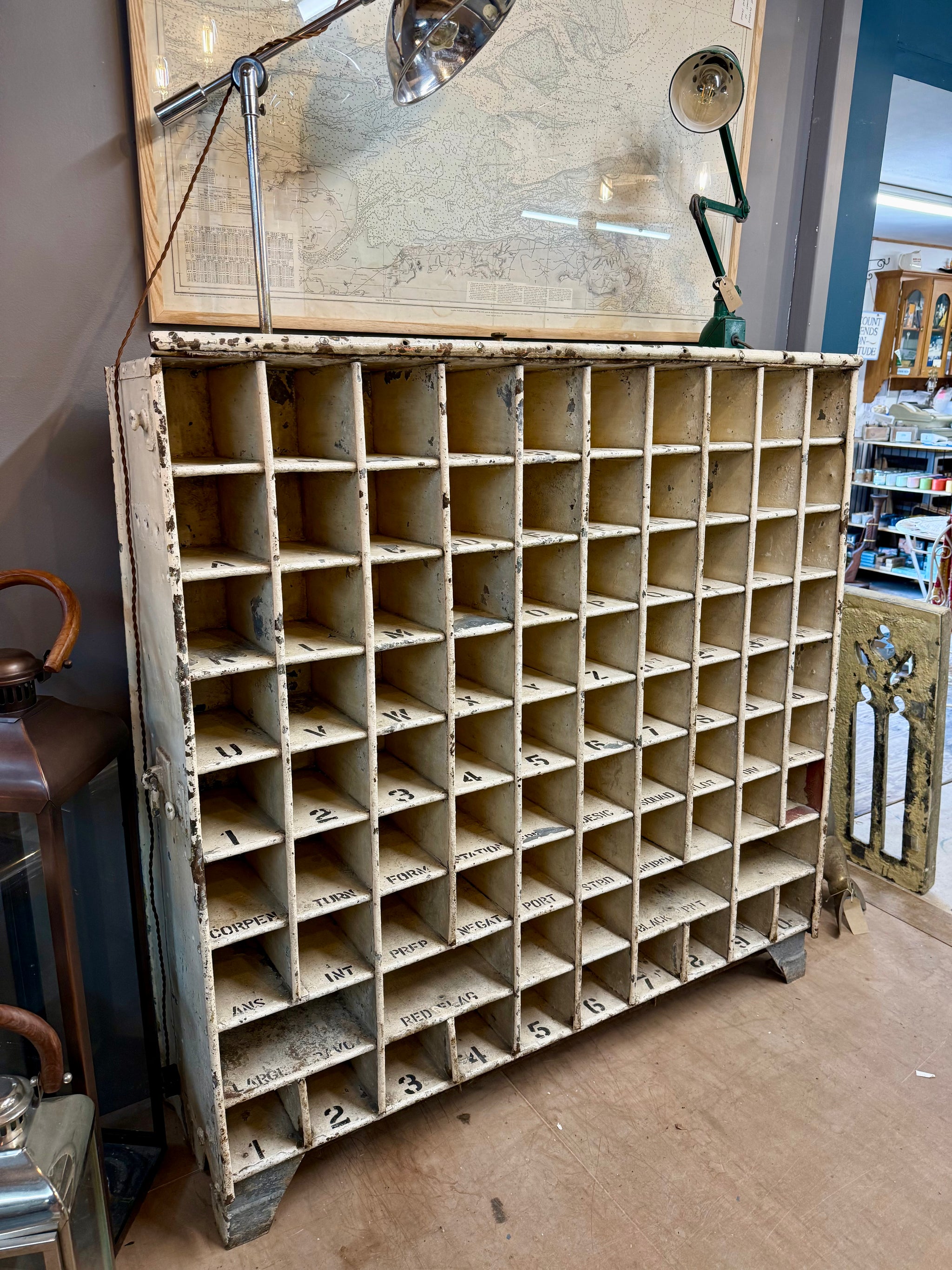 Naval flag locker