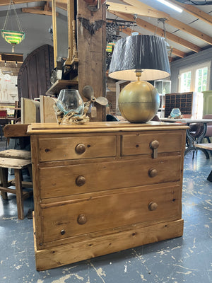 Victorian pine drawers