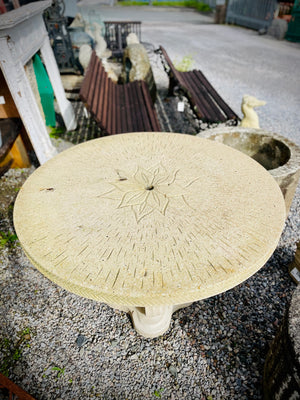 Round Stone Table
