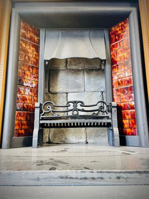 Tiled Cast Iron Fireplace Insert