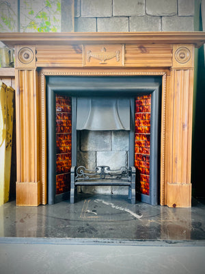 Tiled Cast Iron Fireplace Insert