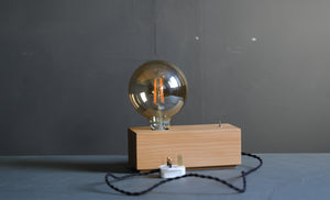 Handmade Wooden Block Lamp