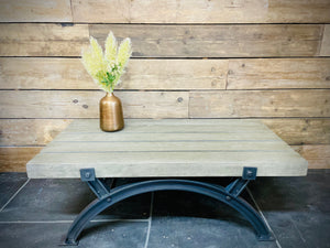 Low Industrial Style Coffee Table