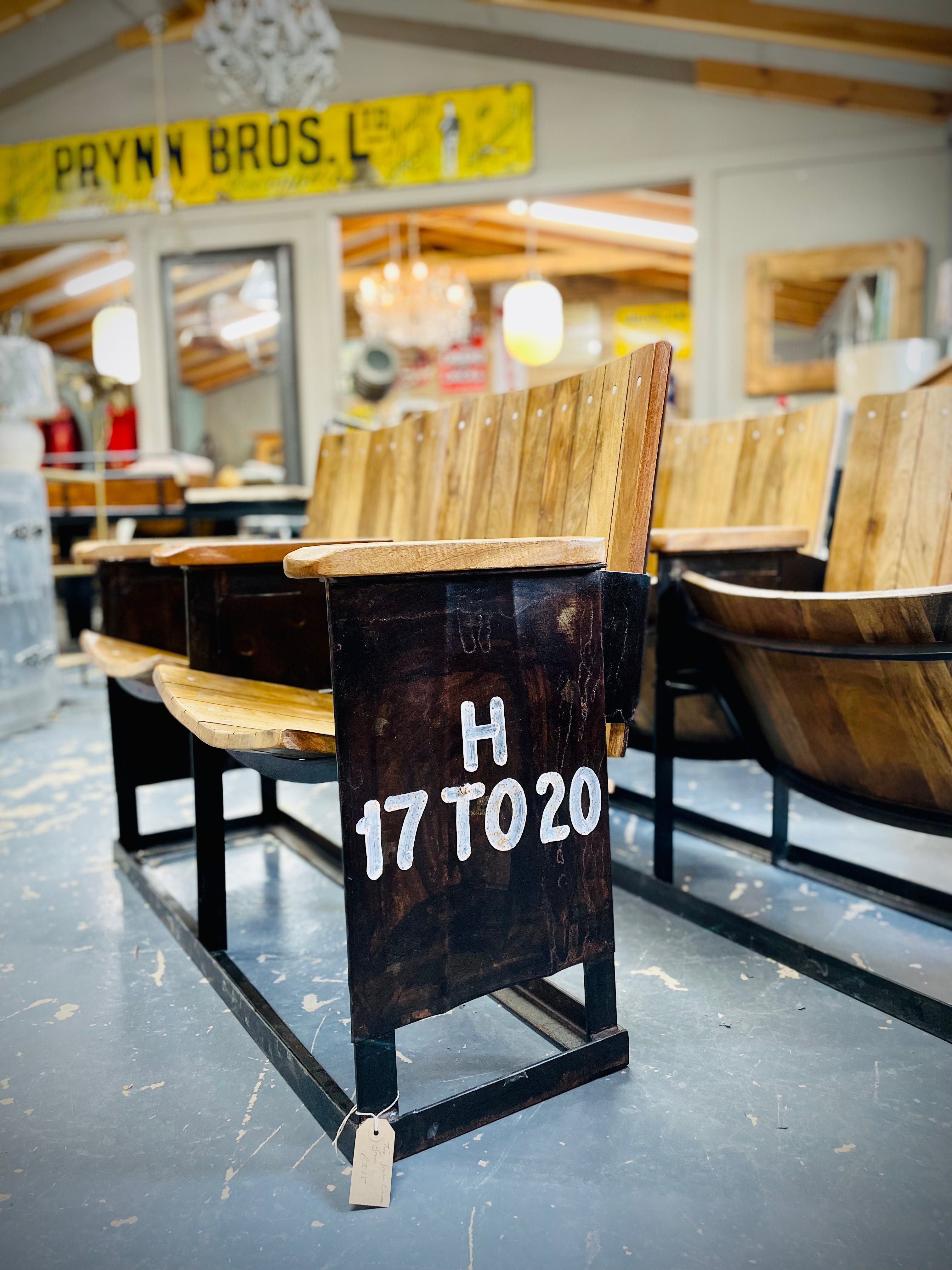 Wooden cinema seats deals